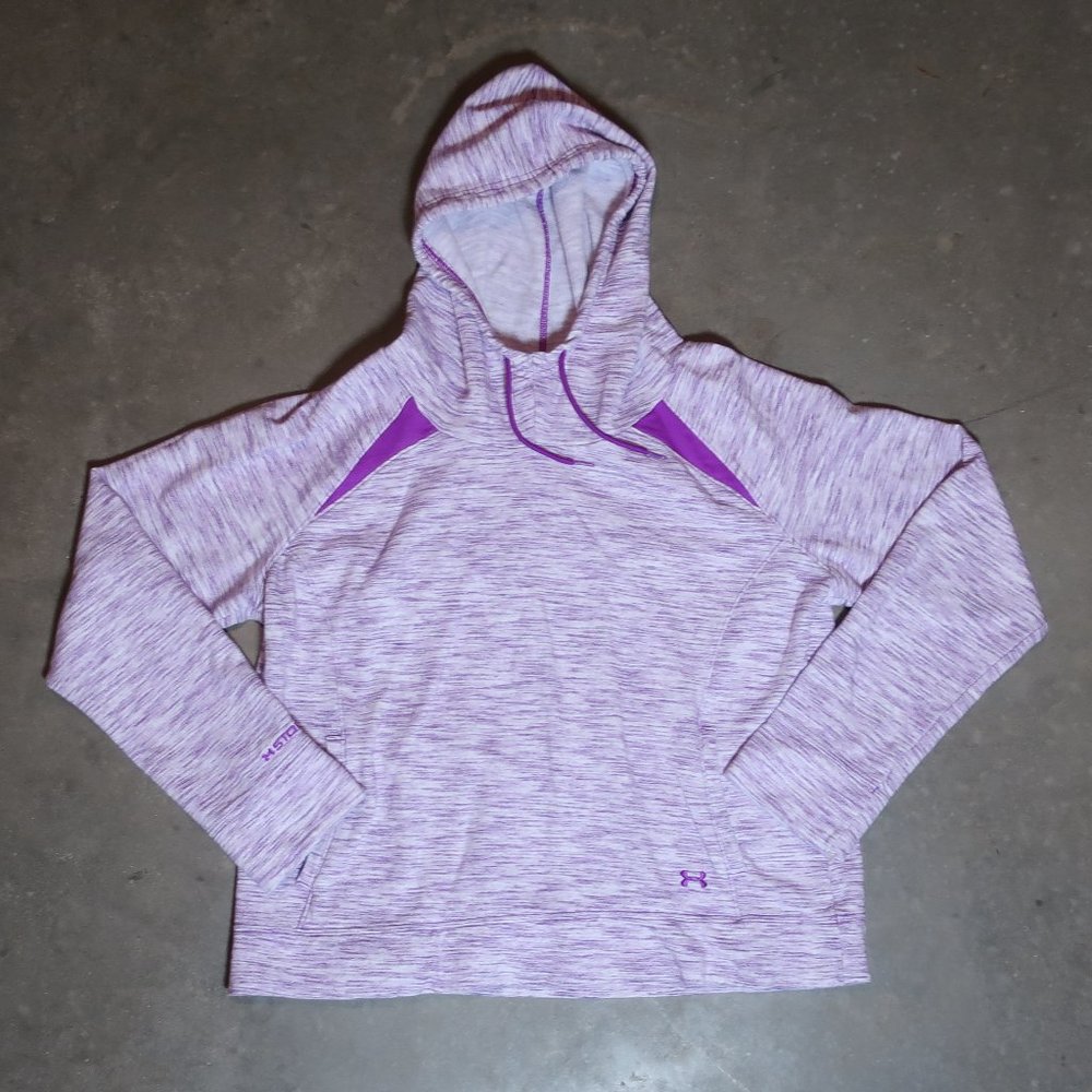 Under Armour. Women's X-Large. Hoodie. Pink w/ White.